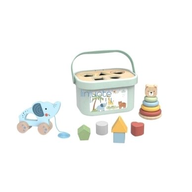 WOOPIE GREEN Dėžutė Rūšiuoklė Box 3v1 Kaladėlės Piramidė Dramblys FSC, 49669 10 WOOPIE GREEN Dėžutė Rūšiuoklė Box 3v1 Kaladėlės Piramidė Dramblys FSC, 49669 10