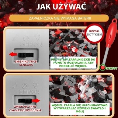 WOOPIE GRILL BARBECUE SODO VIRTUVĖ - INTERAKTYVUS GARAS LED KOMPLEKTAS XL 41 EL., 55174 4