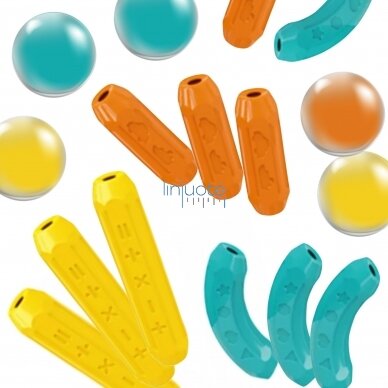 WOOPIE Magnetinės konstrukcinės dinozaurų kaladėlės 84 el. 51008 9