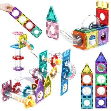 WOOPIE MAGNETINIS KONSTRUKCINIS 3D RINKINYS - EDUKACINIS KAMŠČIŲ TAKELIS 126EL., 54955 3 WOOPIE MAGNETINIS KONSTRUKCINIS 3D RINKINYS - EDUKACINIS KAMŠČIŲ TAKELIS 126EL., 54955 3