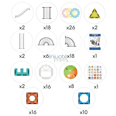 WOOPIE MAGNETINIS KONSTRUKCINIS 3D RINKINYS - EDUKACINIS KAMŠČIŲ TAKELIS 126EL., 54955 4 WOOPIE MAGNETINIS KONSTRUKCINIS 3D RINKINYS - EDUKACINIS KAMŠČIŲ TAKELIS 126EL., 54955 4