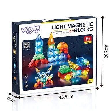STEAM 3D MAGNETINIS KONSTRUKTORIUS,  63EL., 54887 4