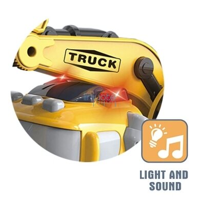 WOOPIE EKSKAVATORIUS CITY TRUCK SU GARSO IR ŠVIESOS EFEKTAIS, 53132 2 WOOPIE EKSKAVATORIUS CITY TRUCK SU GARSO IR ŠVIESOS EFEKTAIS, 53132 2