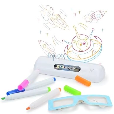 WOOPIE MAGNETINĖ LENTELĖ SU 3D LED APŠVIETIMU PIEŠIMUI, 53354 2 WOOPIE MAGNETINĖ LENTELĖ SU 3D LED APŠVIETIMU PIEŠIMUI, 53354 2