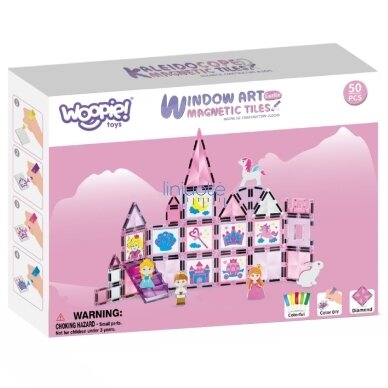 WOOPIE MAGNETINIS KONSTRUKCIJŲ RINKINYS PASTATYK PILĮ, 53200 4