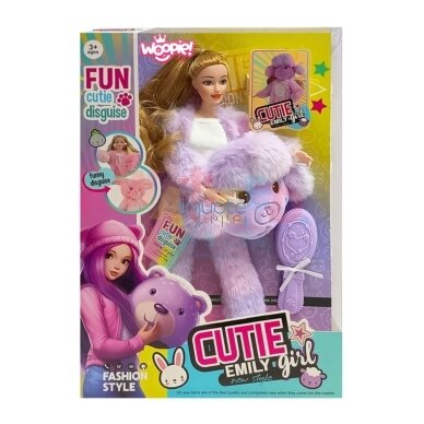 WOOPIE ROYAL Lėlė Emi su Violetiniu Avytės Kostiumu, 57895 4 WOOPIE ROYAL Lėlė Emi su Violetiniu Avytės Kostiumu, 57895 4