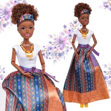WOOPIE ROYAL Lėlė Lili Mulatka Elegantiškoje Suknelėje, 57994 1 WOOPIE ROYAL Lėlė Lili Mulatka Elegantiškoje Suknelėje, 57994 1