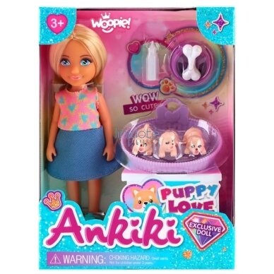 WOOPIE ROYAL Komplektas Lėlė su Miškomis Šuniukais ir Priedais, 57611 2