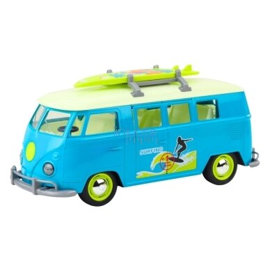 WOOPIE Automobilis Bus Surfing Klasikinis Mėlynas Su Šviesos Ir Garso Efektais Modelis, 57208 2 WOOPIE Automobilis Bus Surfing Klasikinis Mėlynas Su Šviesos Ir Garso Efektais Modelis, 57208 2