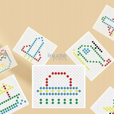 MONTESSORI MAGNETINĖ LENTA VAIKAMS MAGPAD DINOZAURAS, 48167 4