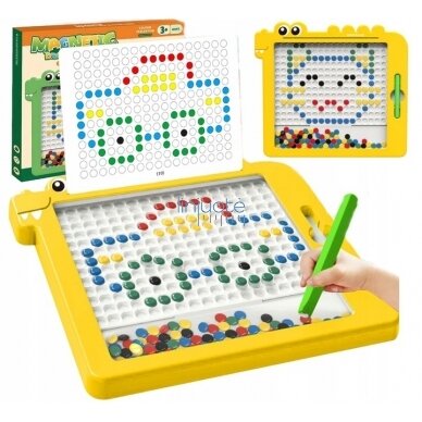 MONTESSORI MAGNETINĖ LENTA VAIKAMS MAGPAD DINOZAURAS, 48204 1 MONTESSORI MAGNETINĖ LENTA VAIKAMS MAGPAD DINOZAURAS, 48204 1