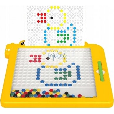 MONTESSORI MAGNETINĖ LENTA VAIKAMS MAGPAD DINOZAURAS, 48204 2