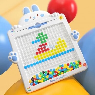 MONTESSORI MAGNETINĖ LENTA VAIKAMS MAGPAD KIŠKIS MĖLYNAS, 48129 3