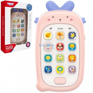 WOOPIE INTERAKTYVUS MOBILUSIS TELEFONAS SU GARSAIS, 47931