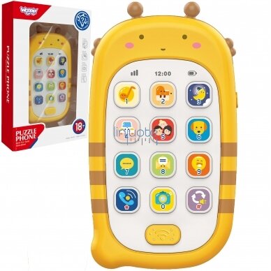 WOOPIE INTERAKTYVUS MOBILUSIS TELEFONAS SU GARSAIS, 47658 WOOPIE INTERAKTYVUS MOBILUSIS TELEFONAS SU GARSAIS, 47658