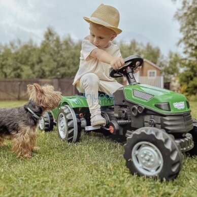 Vaikiškas traktorius su priekaba Farmer GoTrac MAXI 28286 25 Vaikiškas traktorius su priekaba Farmer GoTrac MAXI 28286 25