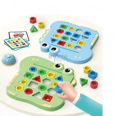 MONTESSORI DINOZAURŲ DĖLIONĖ, SUDERINK FORMAS, 50940 MONTESSORI DINOZAURŲ DĖLIONĖ, SUDERINK FORMAS, 50940