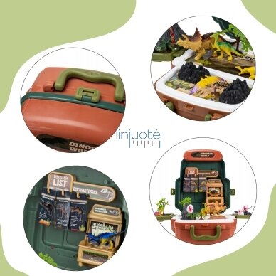 WOOPIE Lagaminas - Edukacinis Dinozaurų Tyrinėtojo Rinkinys 57093 5