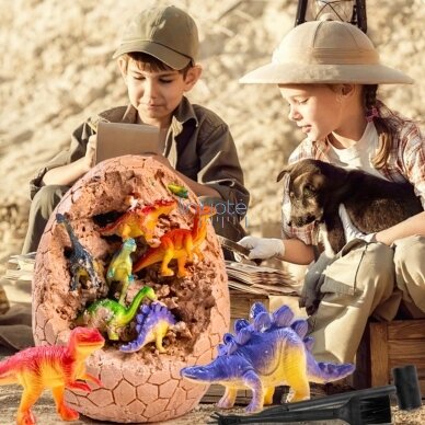WOOPIE Dinozaurų Kiaušinio Kasinėjimo Rinkinys – 12 Dinozaurų 57048 4 WOOPIE Dinozaurų Kiaušinio Kasinėjimo Rinkinys – 12 Dinozaurų 57048 4
