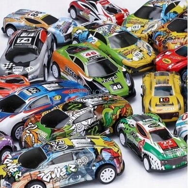 WOOPIE Automobilių rinkinys 50 vnt. automobilių dėžutėje, 52043 6 WOOPIE Automobilių rinkinys 50 vnt. automobilių dėžutėje, 52043 6