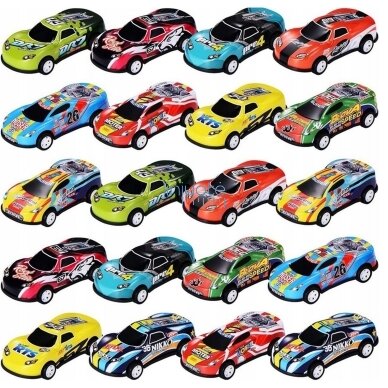 WOOPIE Automobilių rinkinys 50 vnt. automobilių dėžutėje, 52043 7