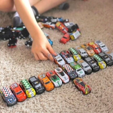 WOOPIE Automobilių rinkinys 50 vnt. automobilių dėžutėje, 52043 1 WOOPIE Automobilių rinkinys 50 vnt. automobilių dėžutėje, 52043 1