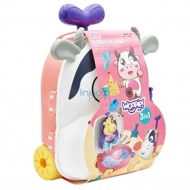WOOPIE SMĖLIO RINKINYS 3IN1 LAGAMINAS KARVUTĖ + VANDENS ŽAISLAS, 42905 9