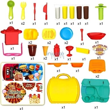 WOOPIE Rinkinys Užkandžių Gamybai iš Modelino 56492 3