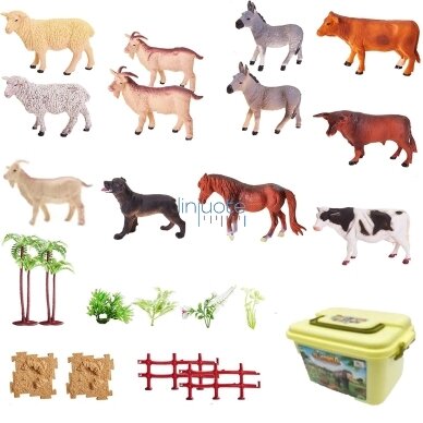 WOOPIE Rinkinys Figūrėlės Ūkis + Lagaminas 57 d. WOOPIE Rinkinys Figūrėlės Ūkis + Lagaminas 57 d.