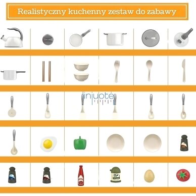 WOOPIE Mažojo Virėjo Rinkinys Puodai Skardelė Arbatinukas 32 el. 56508 3