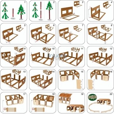 MAŽOJO ŪKININKO XL ŪKIO FIGŪRĖLIŲ RINKINYS, 49966 5 MAŽOJO ŪKININKO XL ŪKIO FIGŪRĖLIŲ RINKINYS, 49966 5