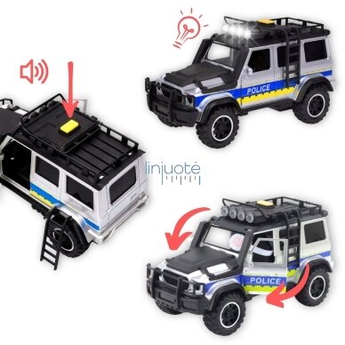 WOOPIE Tereninis policijos automobilis su arklių priekaba, 57246 2 WOOPIE Tereninis policijos automobilis su arklių priekaba, 57246 2