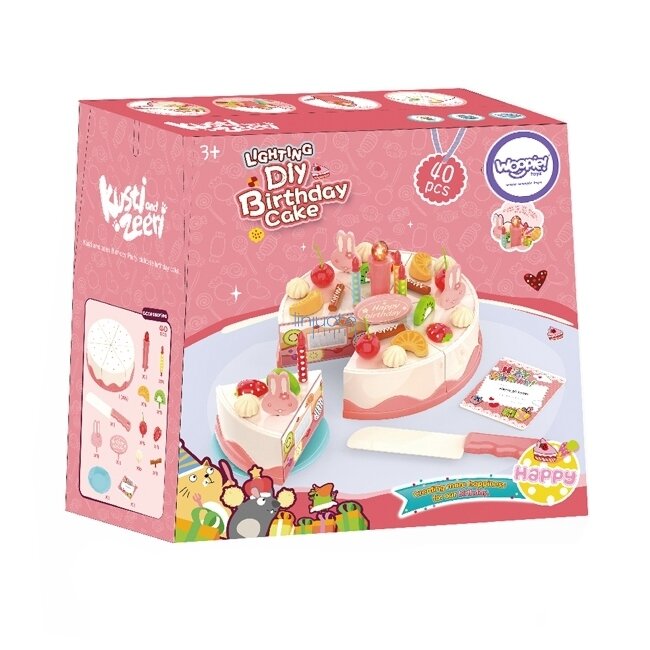 VAIKIŠKAS PLASTIKINIS  PJAUSTOMAS TORTAS , 40 EL, 29672 3