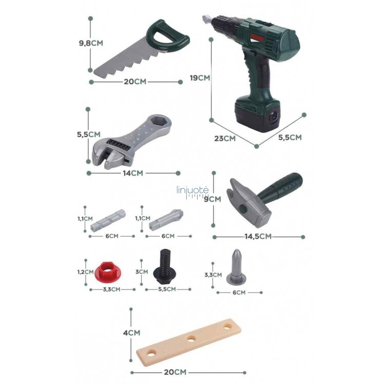 Meistro rinkinys dėžutėje 30623 24