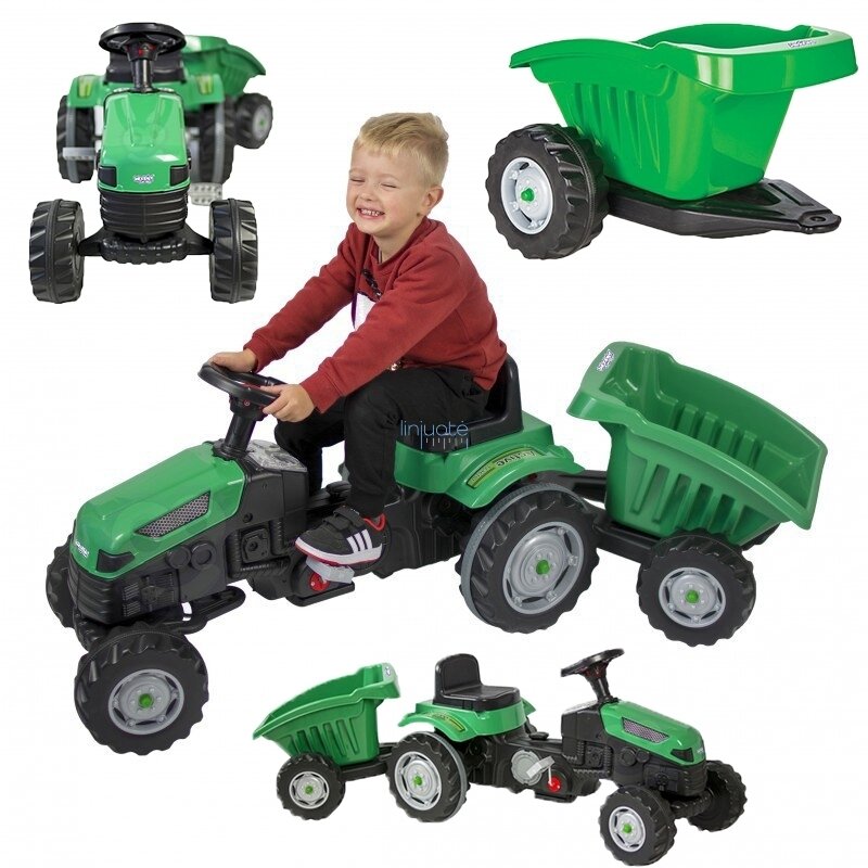 Vaikiškas traktorius su priekaba Farmer GoTrac MAXI 28286 Vaikiškas traktorius su priekaba Farmer GoTrac MAXI 28286