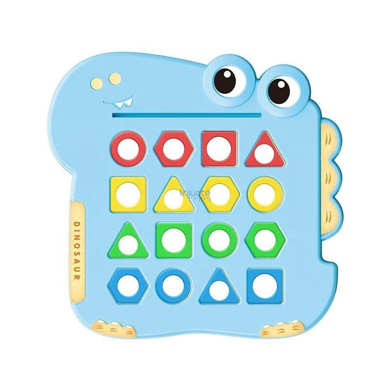 MONTESSORI DINOZAURŲ DĖLIONĖ, SUDERINK FORMAS, 50940 4 MONTESSORI DINOZAURŲ DĖLIONĖ, SUDERINK FORMAS, 50940 4
