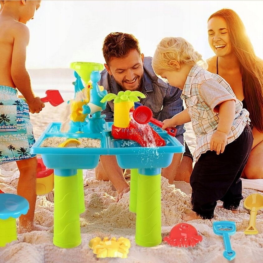 WOOPIE VANDENS IR SMĖLIO STALAS SU XL DYDŽIO KĖDUTE 2IN1 AQUAPARK SU 4 BASEINAIS IR 13 FUNKCIJOMIS, 55709 1 WOOPIE VANDENS IR SMĖLIO STALAS SU XL DYDŽIO KĖDUTE 2IN1 AQUAPARK SU 4 BASEINAIS IR 13 FUNKCIJOMIS, 55709 1