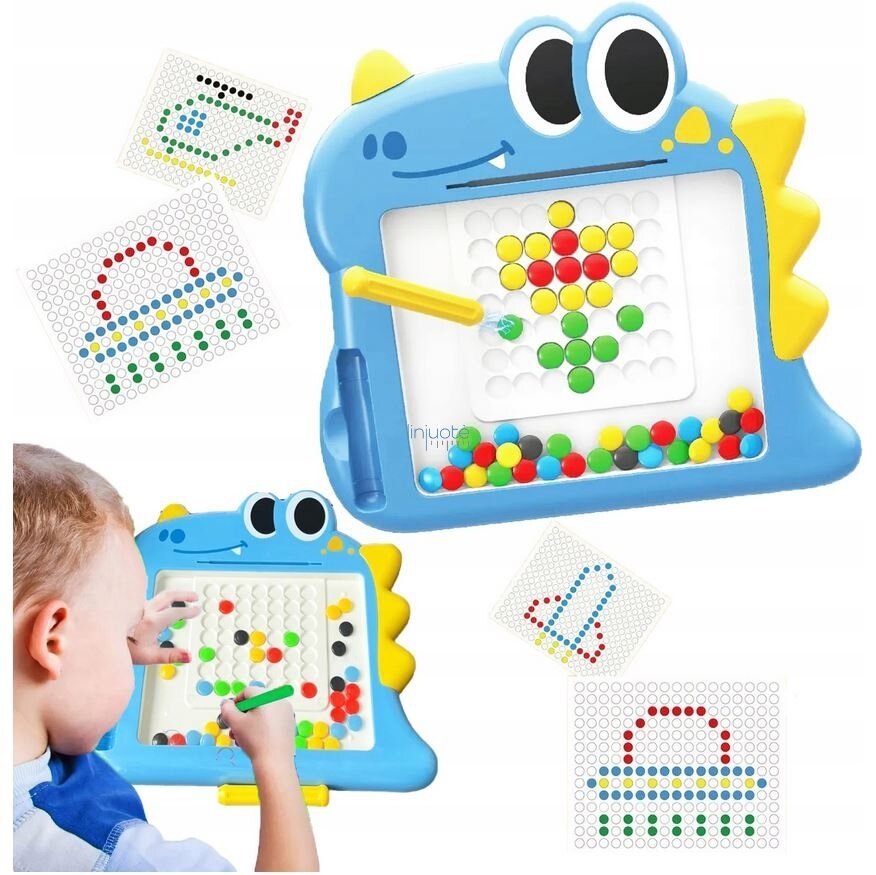 MONTESSORI MAGNETINĖ LENTA VAIKAMS MAGPAD DINOZAURAS, 48167 MONTESSORI MAGNETINĖ LENTA VAIKAMS MAGPAD DINOZAURAS, 48167