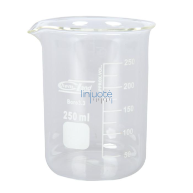 Laboratorinės stiklinės, 250 ml, 10 vnt., 841024 Laboratorinės stiklinės, 250 ml, 10 vnt., 841024