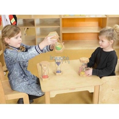 Mokomoji edukacinė priemonė "Smėlio laikrodžių rinkinys" MASTERKIDZ, ME05243 1